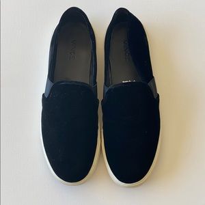 Black Velvet VINCE slide on loafers Ladies US9